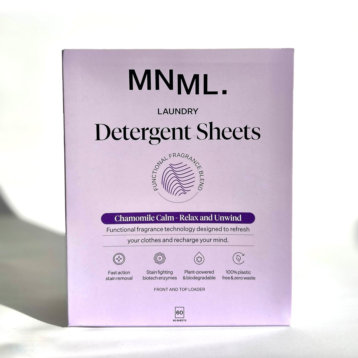 CHAMOMILE CALM Relax + Unwind Laundry Detergent Sheets (60 Pack)