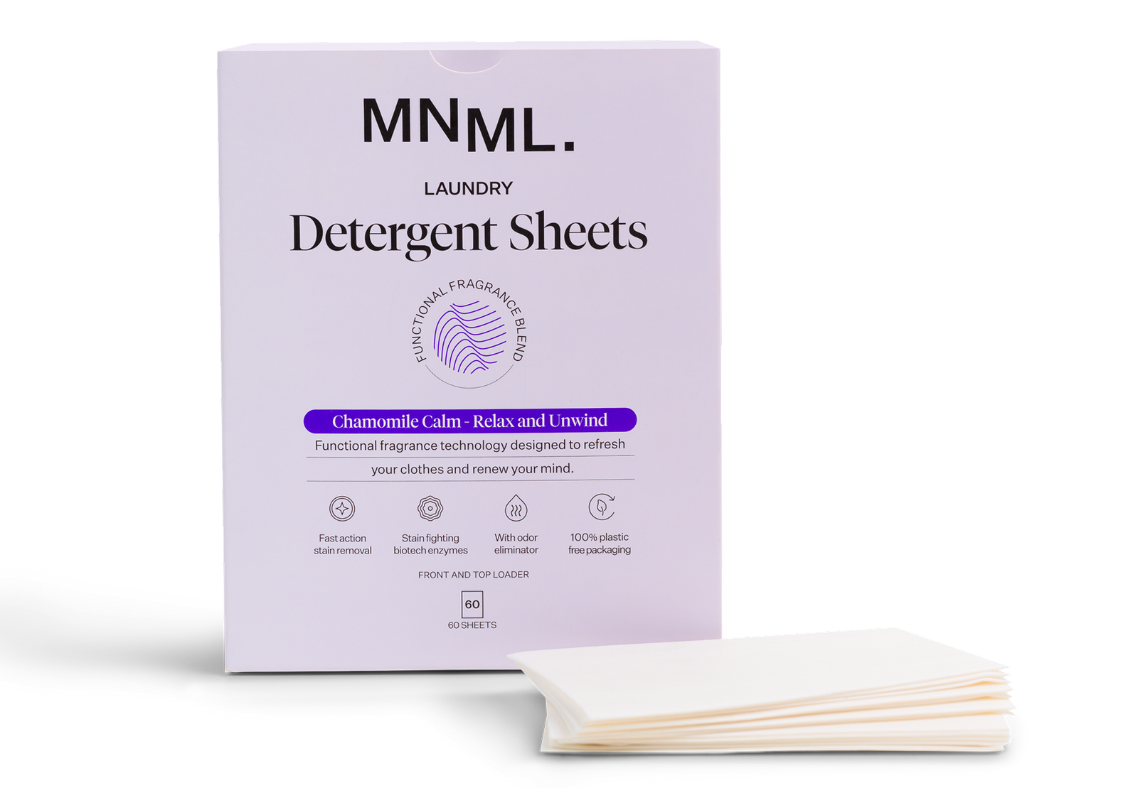 CHAMOMILE CALM Laundry Detergent Sheets (60pk)