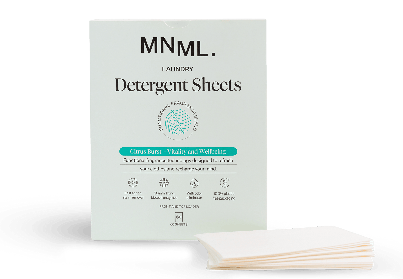 CITRUS BURST Laundry Detergent Sheets (60pk)